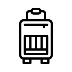 suitcase line icon