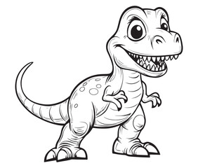 Tyrannosaurus rex dinosaur vector dinosaur illustration