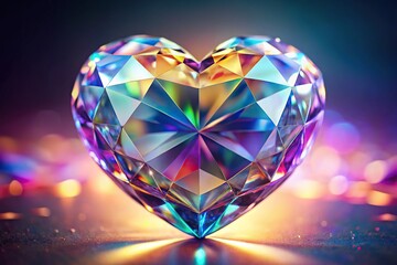 Wide-angle crystal heart