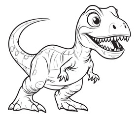 Tyrannosaurus rex dinosaur vector dinosaur illustration