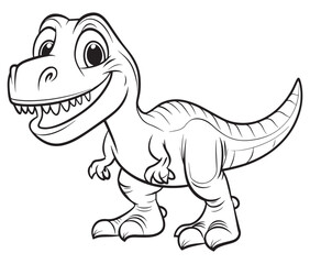 Tyrannosaurus rex dinosaur vector dinosaur illustration