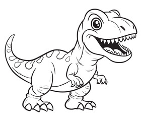 Tyrannosaurus rex dinosaur vector dinosaur illustration