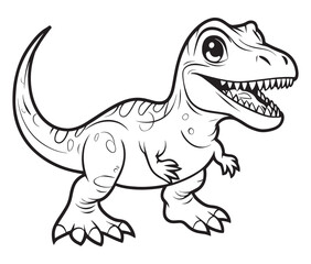 Tyrannosaurus rex dinosaur vector dinosaur illustration
