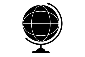 globe earth icon symbol vector, world planet earth vector illustration

