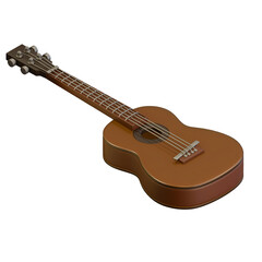 Fototapeta premium 3D guitar render 
