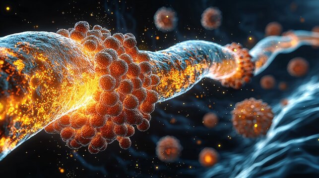 A time-lapse illustration showing food digestion, absorption, and excretion stages.