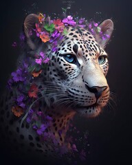 portrait of a leopard