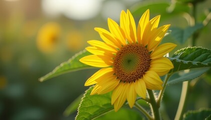 Fototapeta premium Bright and Beautiful A Sunflowers Smile