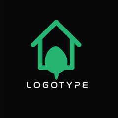 The Home Leaf logo symbolizes sustainable living and eco-friendly solutions, combining a house with a leaf to represent a commitment to green and environmentally conscious home practices.