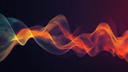 Obraz premium Twisted and warped stock market line graph, visually representing economic instability, chaos, volatility