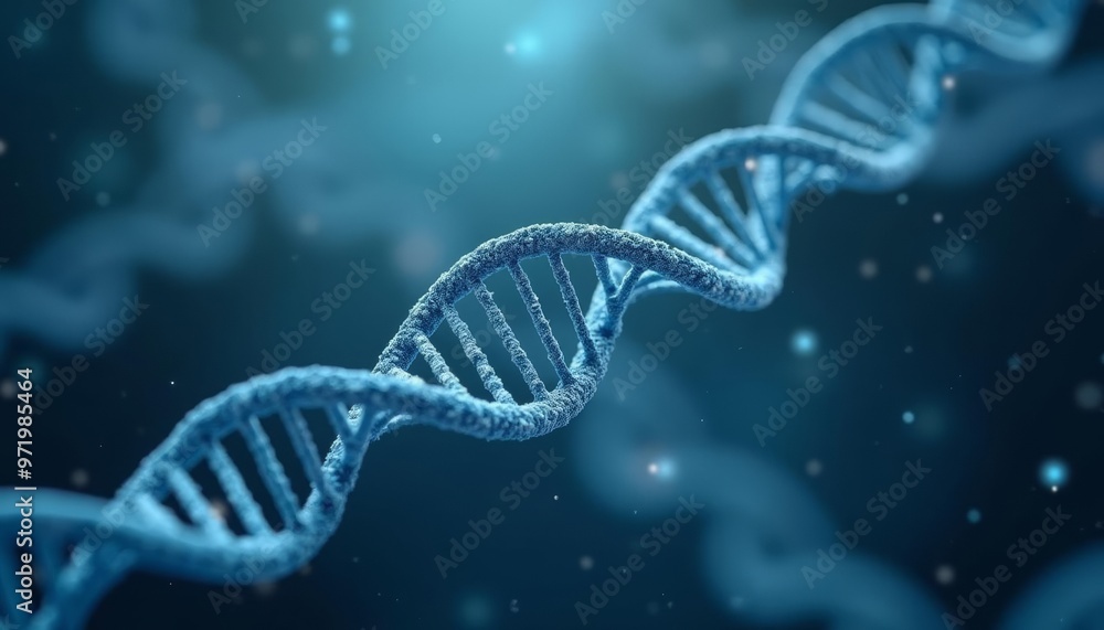 Poster exploring the blueprint of life dna double helix