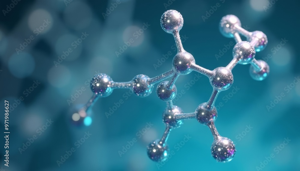Poster molecular structure in a digital universe