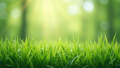 Fototapeta premium Bright and Beautiful A Sunlit Field of Dreams