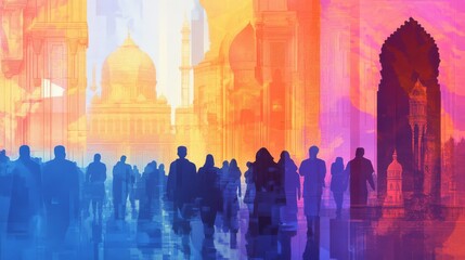 A digital interface where the principles of religious tolerance are explored through interactive content and discussions,