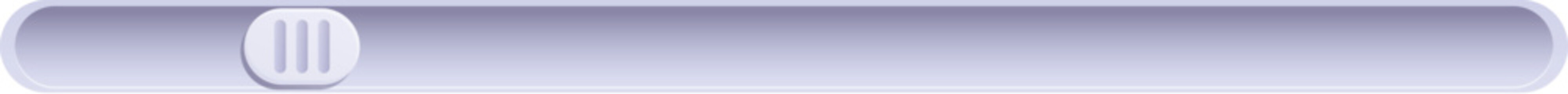 Obraz premium Horizontal scroll bar with a three lines button showing scrolling possibility for web design and user interface