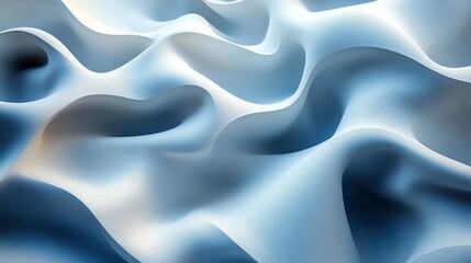 Obraz premium Abstract Fluid Wave Pattern Generative AI