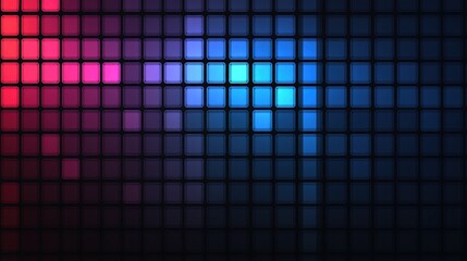 A vibrant grid pattern featuring blue and pink hues, perfect for backgrounds or digital design elements.