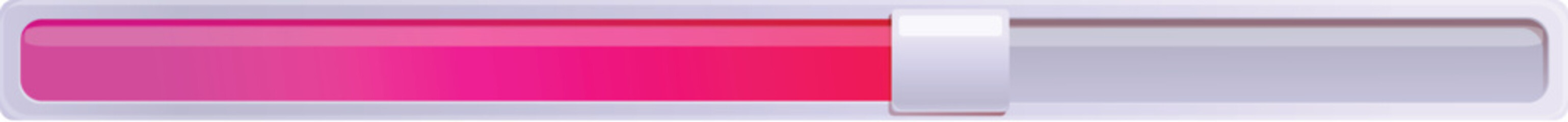 Obraz premium Pink loading bar showing progress on white background