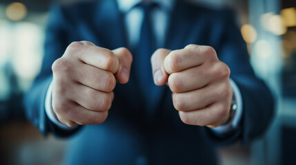 hands of business man