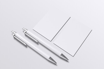 Business Card And Pen Blank