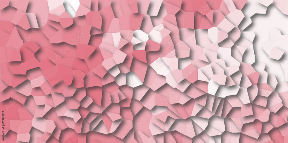 Poster abstract colorful background with polygon or vector frame. texture of geometric shapes with shadows 