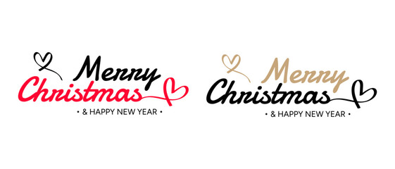 Merry Christmas calligraphy hand lettering. Typography Merry Christmas. Merry Christmas letter	
