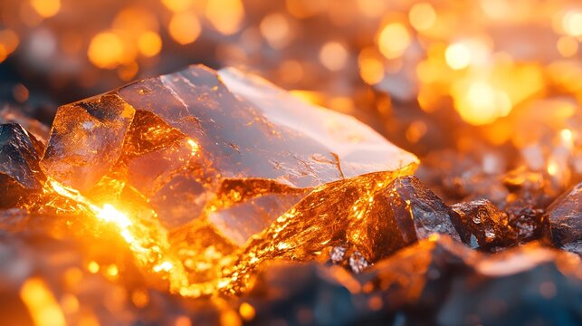 Detailed close-up of beryllium copper, emphasizing its unique texture and metallic shimmer, captured in vibrant lighting, hyperrealistic photography style