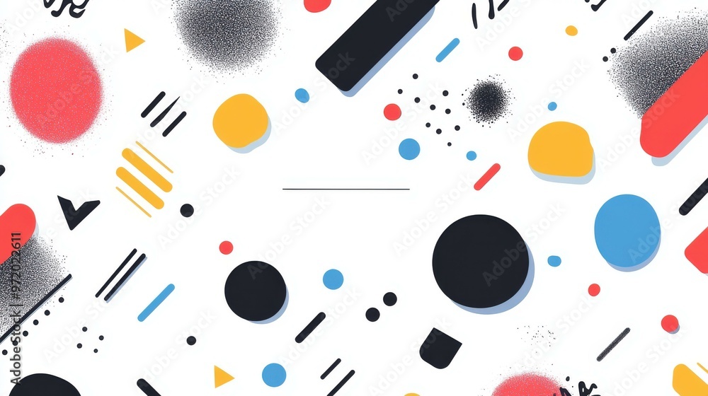 Poster Vibrant geometric lines create a dynamic abstract background, perfect for modern design projects or digital art.