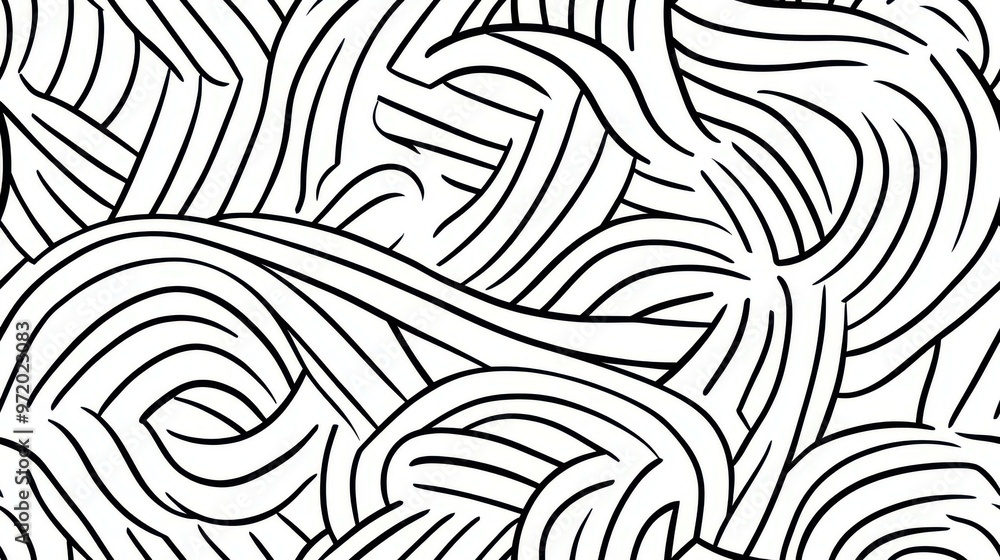 Poster discover the elegance of fine line geometric prints that add a touch of modern style to any space or