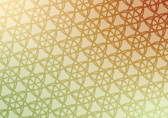 Yellow gradient soft line geometric art pattern background