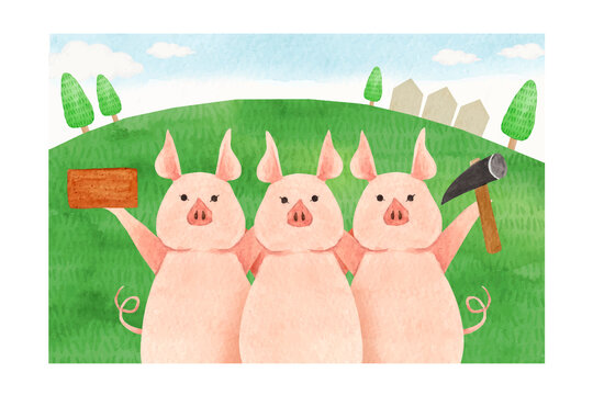 三匹の子豚 Images – Browse 40 Stock Photos, Vectors, and Video