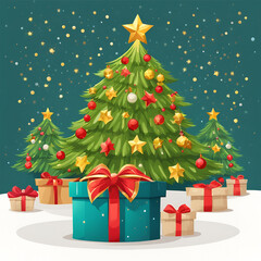 Christmas tree for Christmas festival