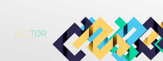 Color bend lines with shadow texture effect. Vector Illustration For Wallpaper, Banner, Background, Card, Book Illustration, landing page