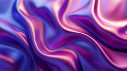 Fototapeta premium Abstract Purple and Blue Silk Fabric Drape Background