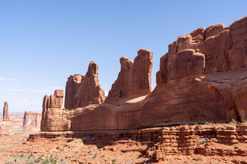 Fototapeta premium scenic view of landscape in utah