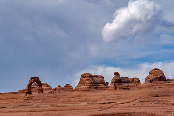 Fototapeta premium scenic view in arch national park