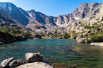 lake in the mountains