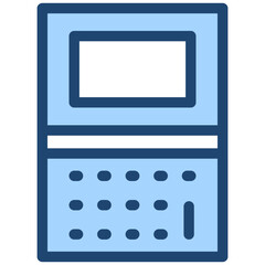 Calculator icon vector symbol illustration