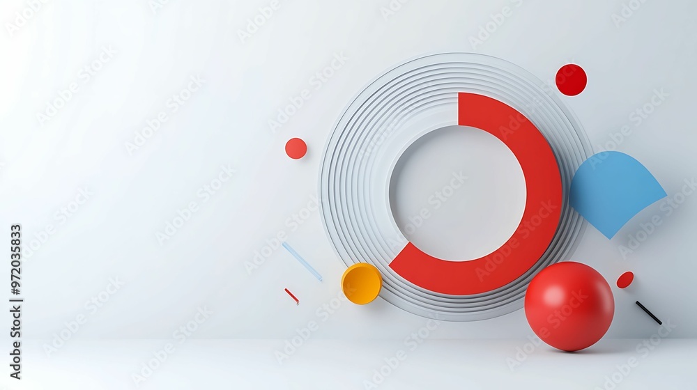 Poster exploring economic impact scenarios through regulation modeling 3d visualization with copy space for