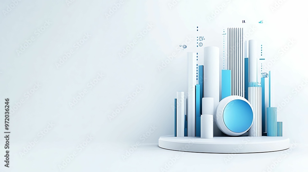 Poster analyzing regulatory impact through 3d modeling: space for economic forecasts text