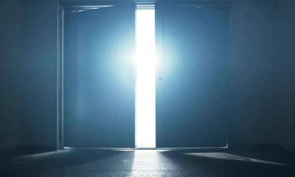 open door to the light