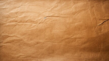 Fototapeta premium Smooth kraft paper texture background in a horizontal orientation