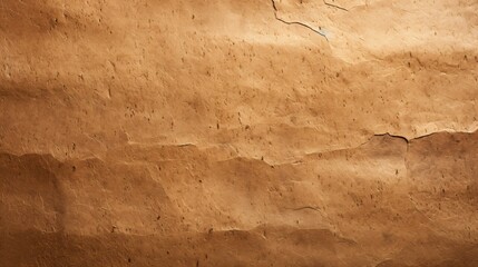 Soft and natural texture of kraft paper in a horizontal layout