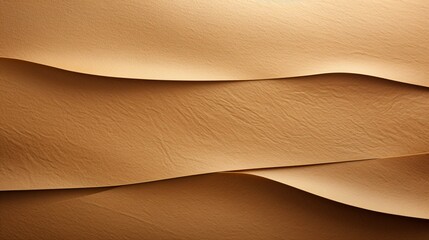 Smooth kraft paper texture in horizontal alignment