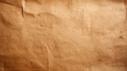 Soft and natural kraft paper texture arranged horizontally