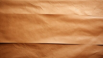Smooth and natural kraft paper texture in horizontal orientation