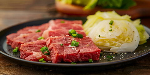 Corned Beef and Cabbage Plate