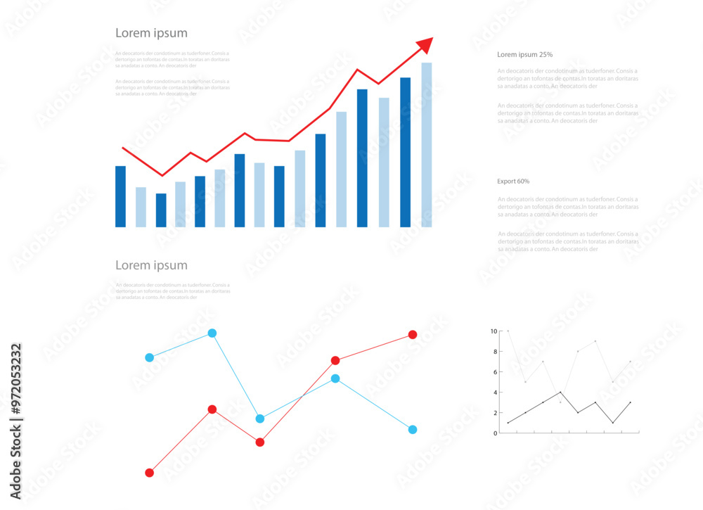 Poster vector graph document for design template