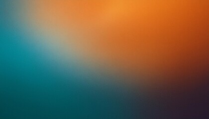 Vibrant orange and blue gradient background with a soft focus and subtle texture