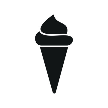 recommend clip art: Ice cream food beverage icon vector basic design simple and modern concept